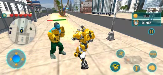 Flying Robot Transform Game XAPK download