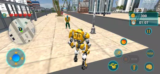 Flying Robot Transform Game XAPK download