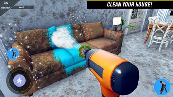 Power Gun House Washing Game poster