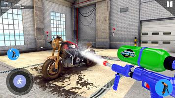 Power Gun House Washing Game screenshot 1