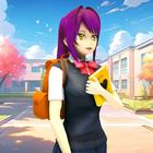 permainan gadis sekolah anime ikon