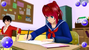 Anime High School Girl Game poster