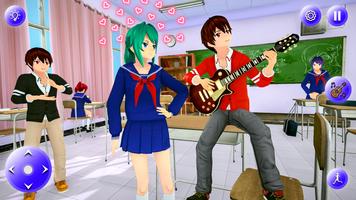 Anime High School Girl Game screenshot 1