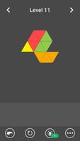 Triangle Color Papers Fixing Puzzles Ekran Görüntüsü 3
