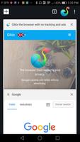 Browser with no tracking & ads syot layar 1