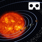 Solar Space Exploration VR Vir Zeichen
