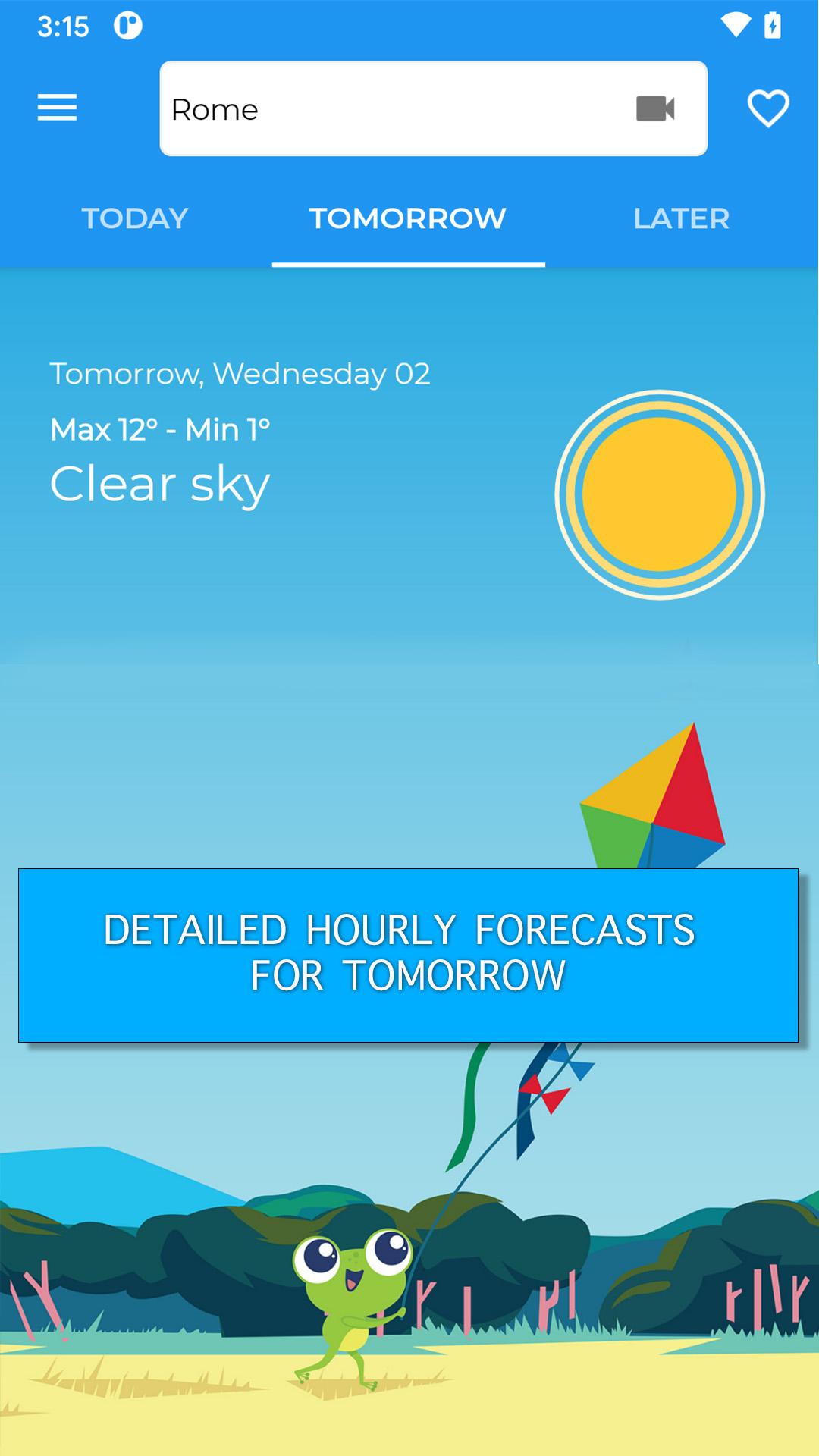 Android용 개구리 날씨: 일기 예보 Apk 다운로드