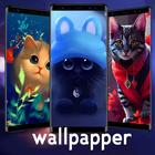 Icona Cute Cat Cartoon Wallpaper