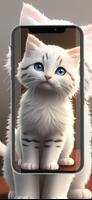 1 Schermata Cute Cat Cartoon Wallpaper