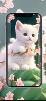 3 Schermata Cute Cat Cartoon Wallpaper
