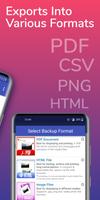 برنامه‌نما SMS Backup, Print & Restore عکس از صفحه