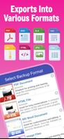 SMS Backup, Print & Restore اسکرین شاٹ 2