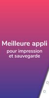 Sauvegarde, impression de SMS Affiche