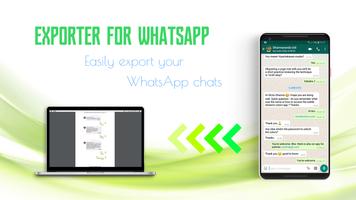Exporter For WA Chats(Print) Affiche