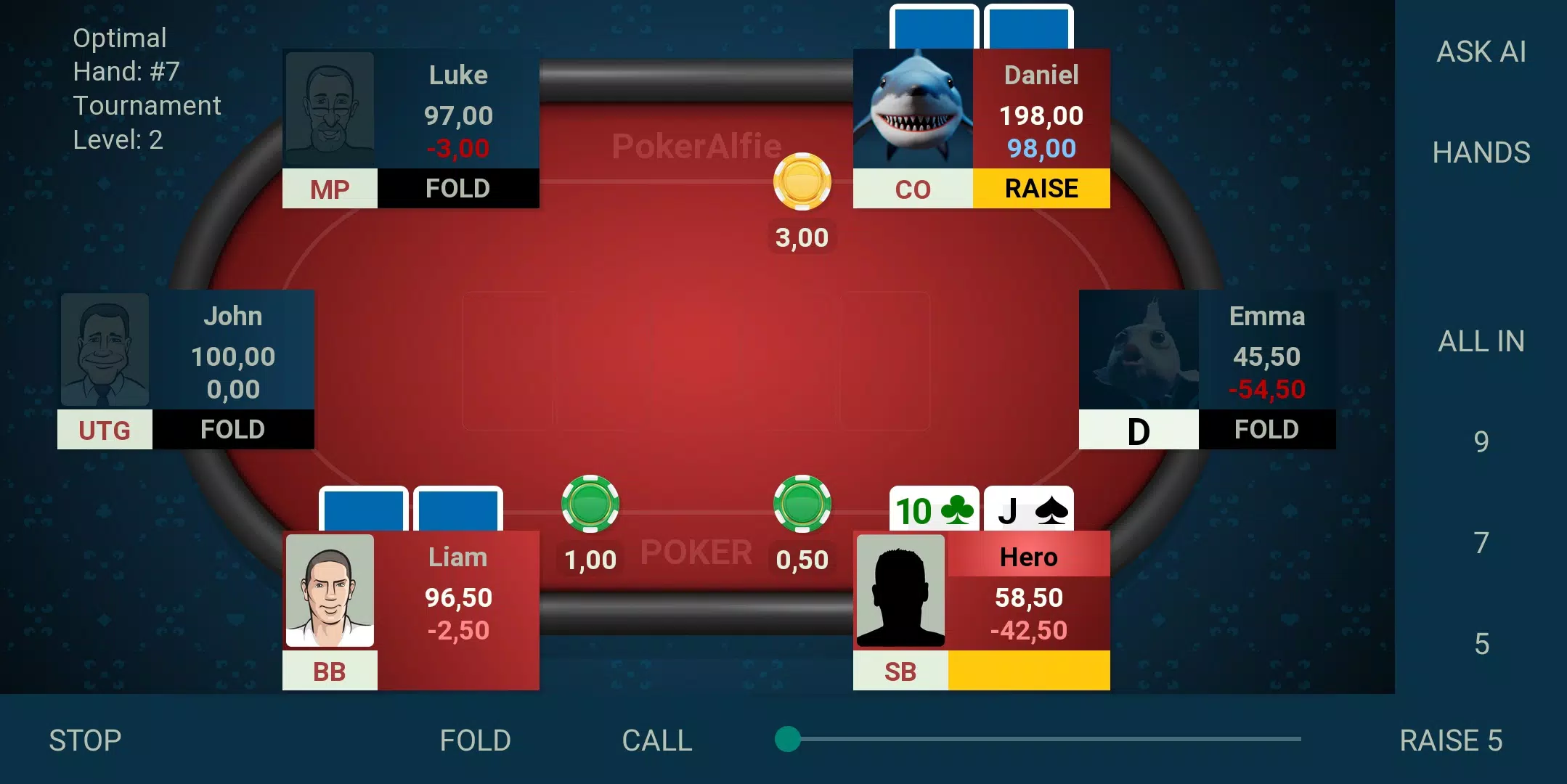 Offline Poker AI - PokerAlfie Offline Poker AI - PokerAlfie