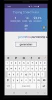 Typing Speed Race capture d'écran 1