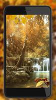 Autumn Waterfall poster