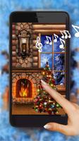 Christmas Fireplace постер