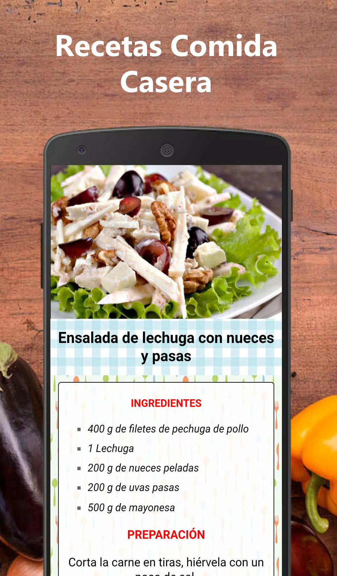 Descarga de APK de Recetas de comida casera fácil para Android