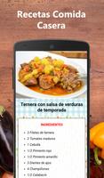 Recetas de comida casera fácil captura de pantalla 2