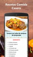 برنامه‌نما Recetas de comida casera fácil عکس از صفحه