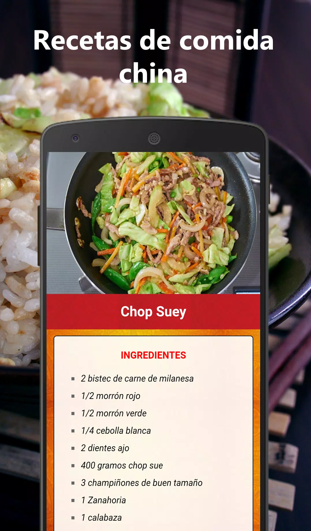 Descarga de APK de Recetas Comida China para Android Descarga de APK de Recetas Comida China para Android