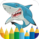 Mageledon Shark Coloring Book 图标