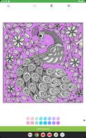 peacock coloring book screenshot 1
