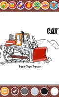 coloring big truck excavator تصوير الشاشة 1