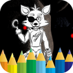 coloring book five nightmares