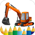 juegos excavadoras - colorear icono