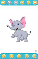 elephant coloring book-poster