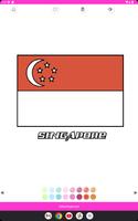 bendera dunia - buku mewarnai syot layar 1