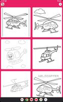 helicopter coloring book screenshot 3