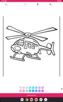 helicopter coloring book screenshot 2