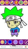 Ninja Hero Coloring Book पोस्टर