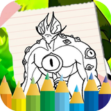 ben coloring omniverse heroes آئیکن