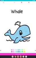 whale coloring game পোস্টার