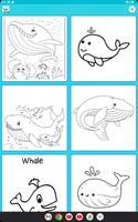 whale coloring game স্ক্রিনশট 3