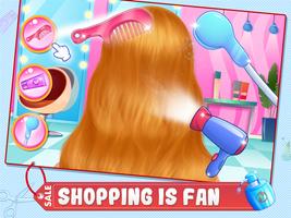 پوستر Shopping mall fashion girl - F