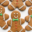 Gingerbread man icon