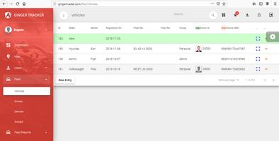Ginger Tracker - GPS Vehicle Tracking capture d'écran 3
