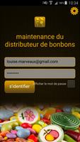 Distributeur de bonbons Affiche