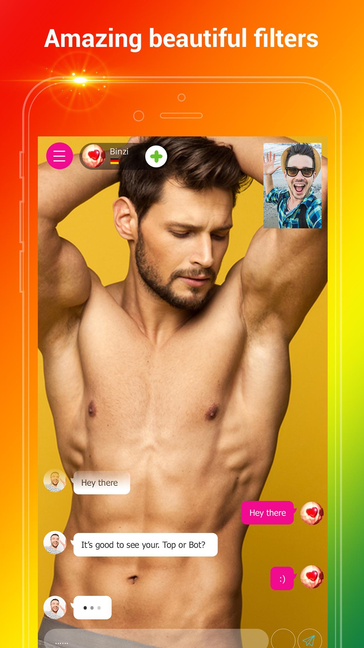 GINTER - GAY VIDEO CHAT تصوير الشاشة 2.