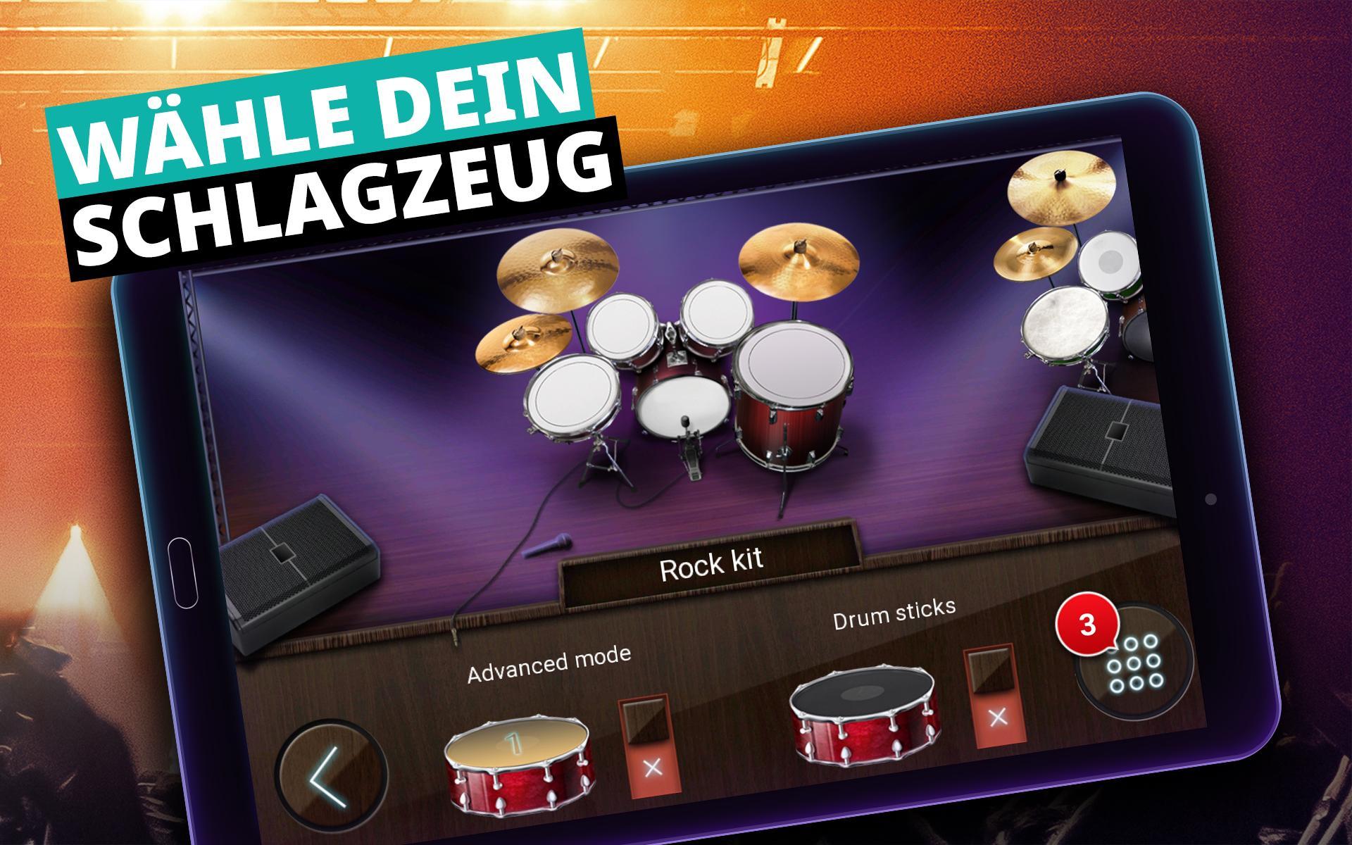 Schlagzeug und Trommel Spielen Lernen für Android - APK herunterladen