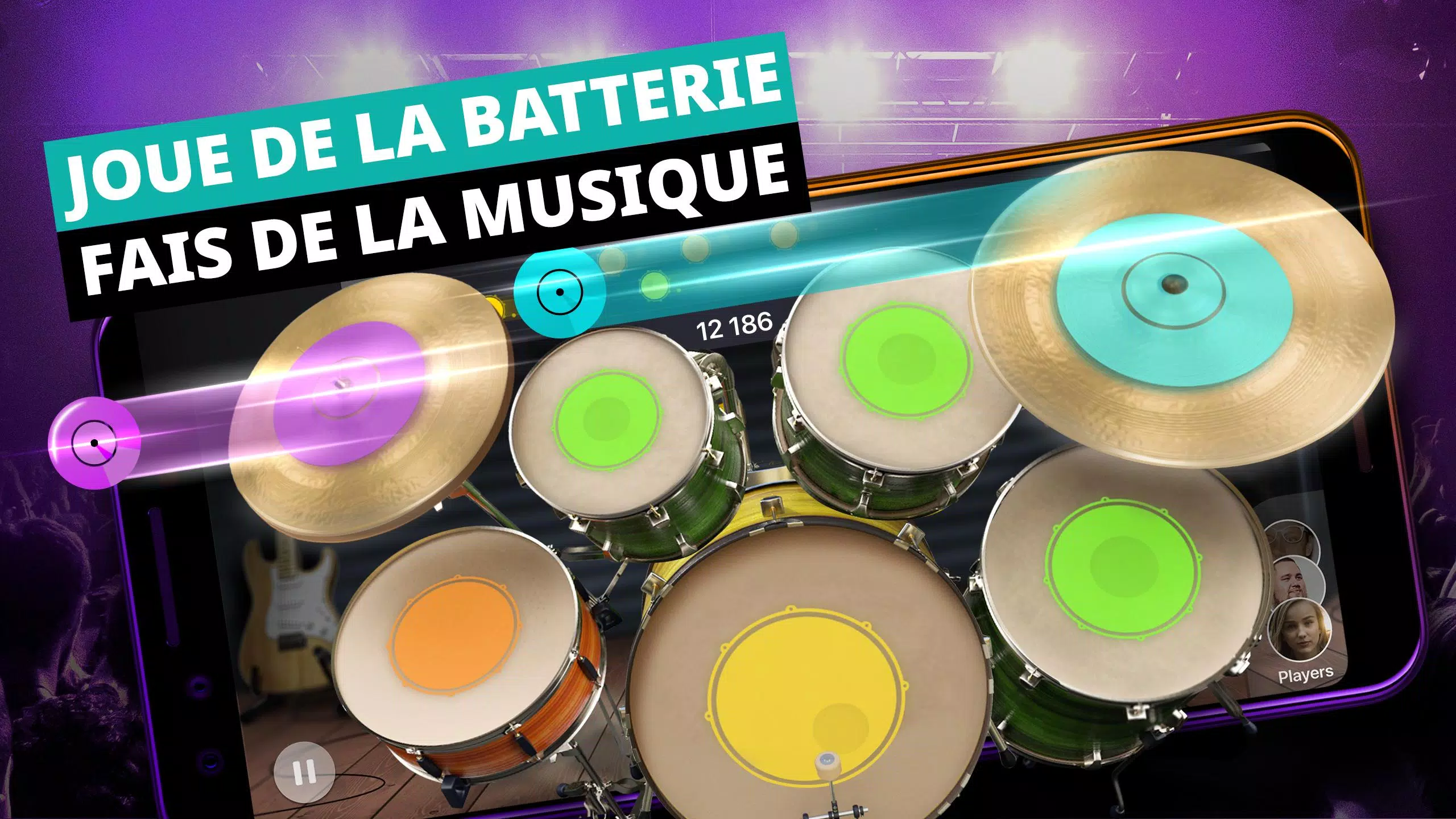 Batterie Jeux Tambour Musique APK pour Android Télécharger