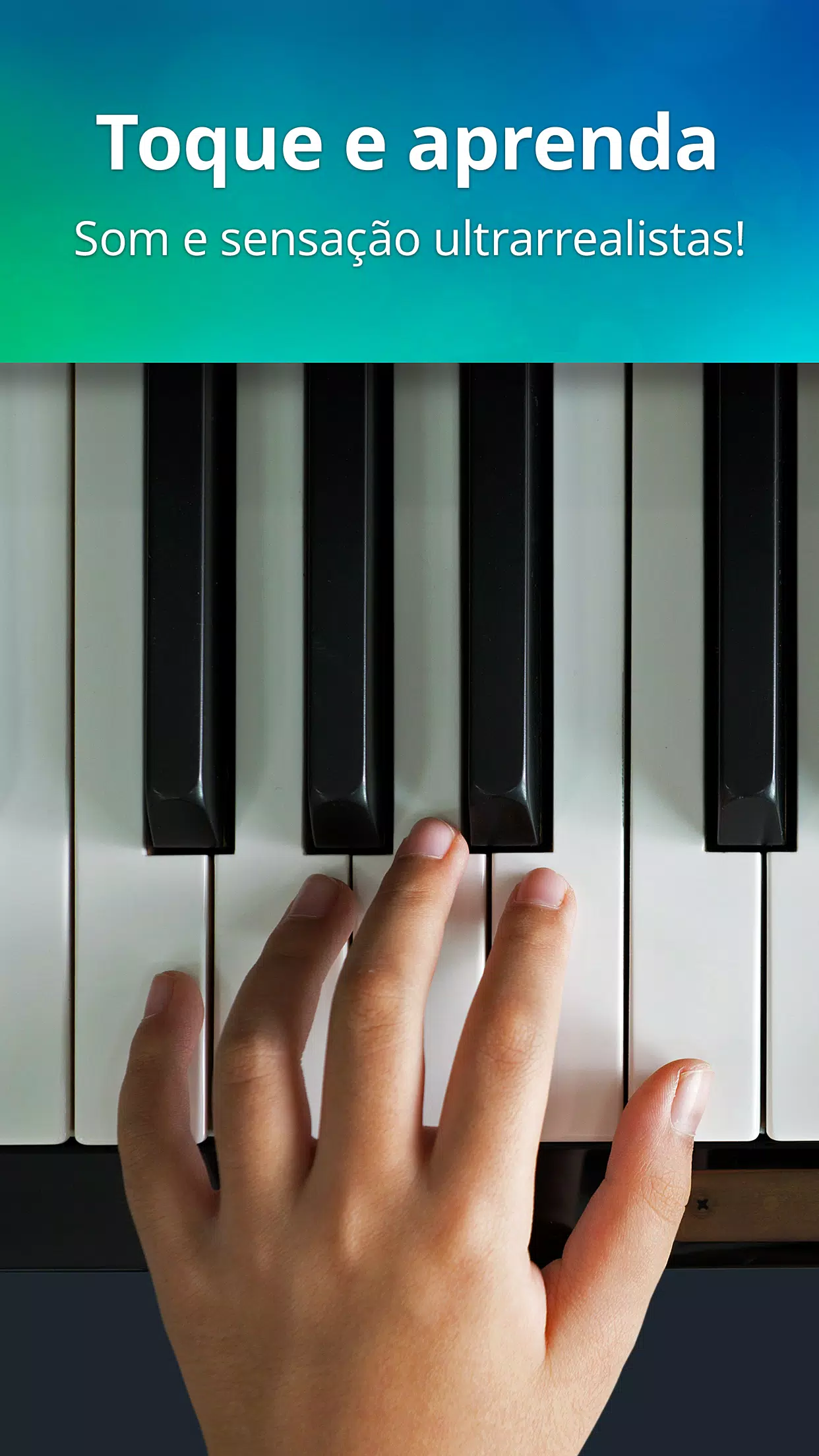 App Piano Academy: Só precisa de ter o instrumento - Android