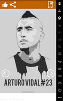 Arturo Vidal Art Wallpaper HD Affiche