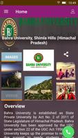 Bahra University, Shimla Hills الملصق