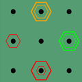 Hexagon Megic Colorful Puzzle